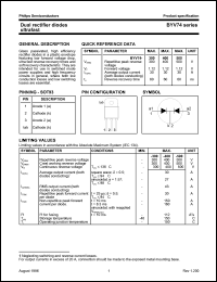 datasheet for BYV74-500 by Philips Semiconductors