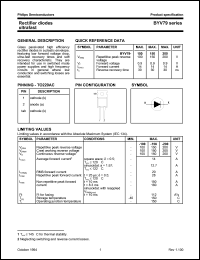 datasheet for BYV79-200 by Philips Semiconductors