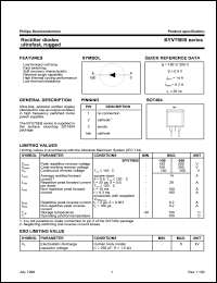 datasheet for BYV79EB-200 by Philips Semiconductors