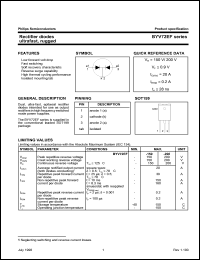 datasheet for BYV72EF-150 by Philips Semiconductors