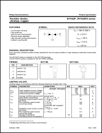 datasheet for BYV42F-200 by Philips Semiconductors