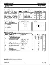datasheet for BYW29-150 by Philips Semiconductors