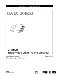 datasheet for CR6929 by Philips Semiconductors