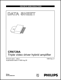 datasheet for CR6729A by Philips Semiconductors