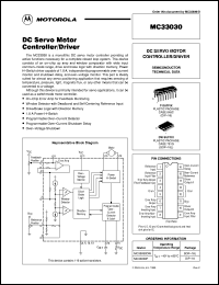 datasheet for MC33030DW by ON Semiconductor
