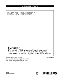 datasheet for TDA9847T by Philips Semiconductors