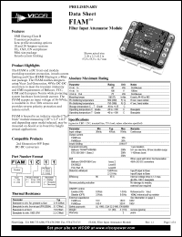 datasheet for FIAM2T12 by 