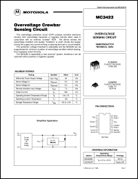 datasheet for MC3423D by ON Semiconductor