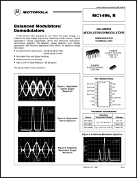datasheet for MC1496BP by ON Semiconductor