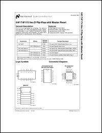 datasheet for 54F174FMQB by 