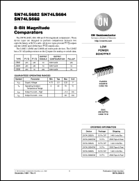 datasheet for SN74LS682H by ON Semiconductor