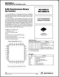 datasheet for MC100E016FNR2 by ON Semiconductor