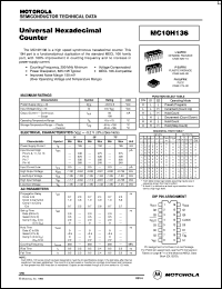 datasheet for MC10H136FN by ON Semiconductor