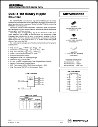 datasheet for MC74VHC393D by ON Semiconductor