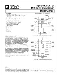 datasheet for ADM203JN by Analog Devices