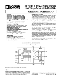 datasheet for AD5332BRU by Analog Devices