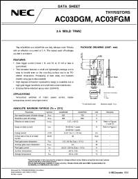 datasheet for AC03DGM by NEC Electronics Inc.