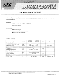 datasheet for AC03DSM by NEC Electronics Inc.