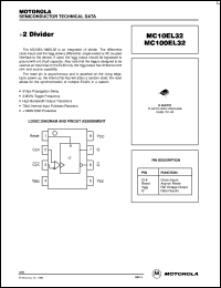 datasheet for MC100EL32D by ON Semiconductor