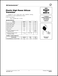 datasheet for BD810 by ON Semiconductor