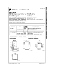 datasheet for 54F194DM by 