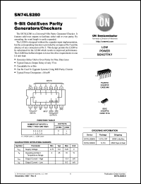 datasheet for SN74LS280DR2 by ON Semiconductor