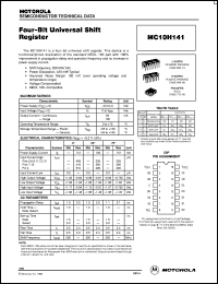 datasheet for MC10H141LD by ON Semiconductor