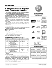datasheet for MC14094BD by ON Semiconductor