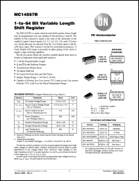 datasheet for MC14557BDWR2 by ON Semiconductor