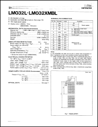 datasheet for LM032L by 