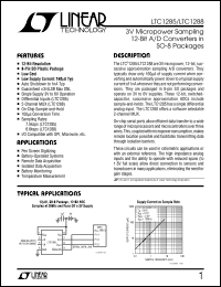 datasheet for LTC1285CN8 by Linear Technology