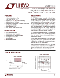 datasheet for LT1086MK-12 by Linear Technology