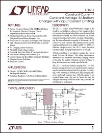 datasheet for LT1511CSW by Linear Technology