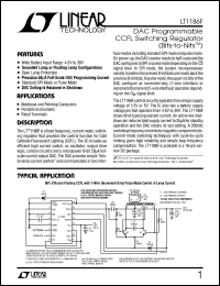 datasheet for LT1186FIS by Linear Technology