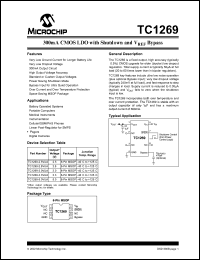 datasheet for TC1269-2.5VUATR by Microchip Technology, Inc.