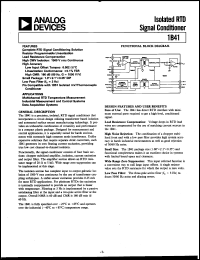 datasheet for 1B41BN by Analog Devices