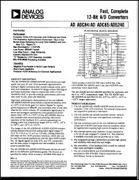 datasheet for AD ADC84 by Analog Devices