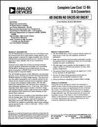 datasheet for ADDAC80 by Analog Devices
