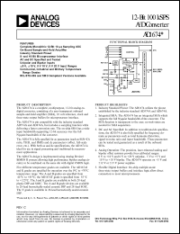 datasheet for AD1674JN by Analog Devices