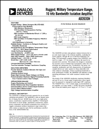 datasheet for AD203SN by Analog Devices