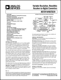 datasheet for AD2S81AJD by Analog Devices