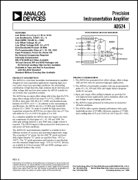 datasheet for AD524AD by Analog Devices