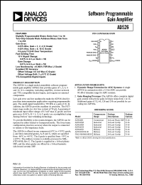 datasheet for 5962-9089401MEA by Analog Devices