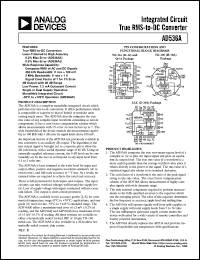 datasheet for AD536AJD by Analog Devices