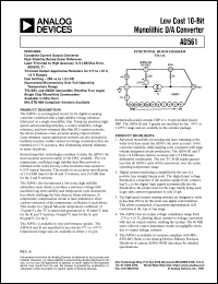 datasheet for AD561JD by Analog Devices