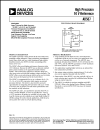 datasheet for AD587LN by Analog Devices