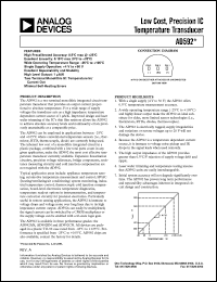 datasheet for AD592AN by Analog Devices