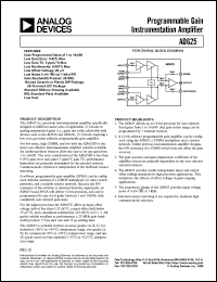 datasheet for AD625KN by Analog Devices