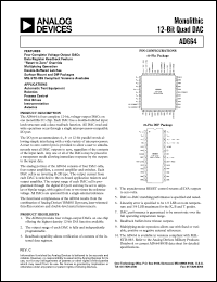 datasheet for AD664BJ by Analog Devices