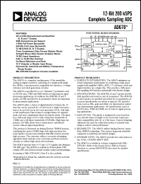 datasheet for AD678SD by Analog Devices